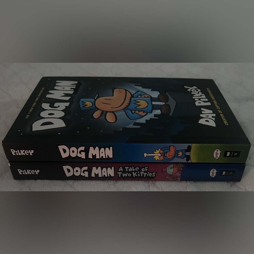 Dog Man and Dog Man A Tale Of Two Kitties Books